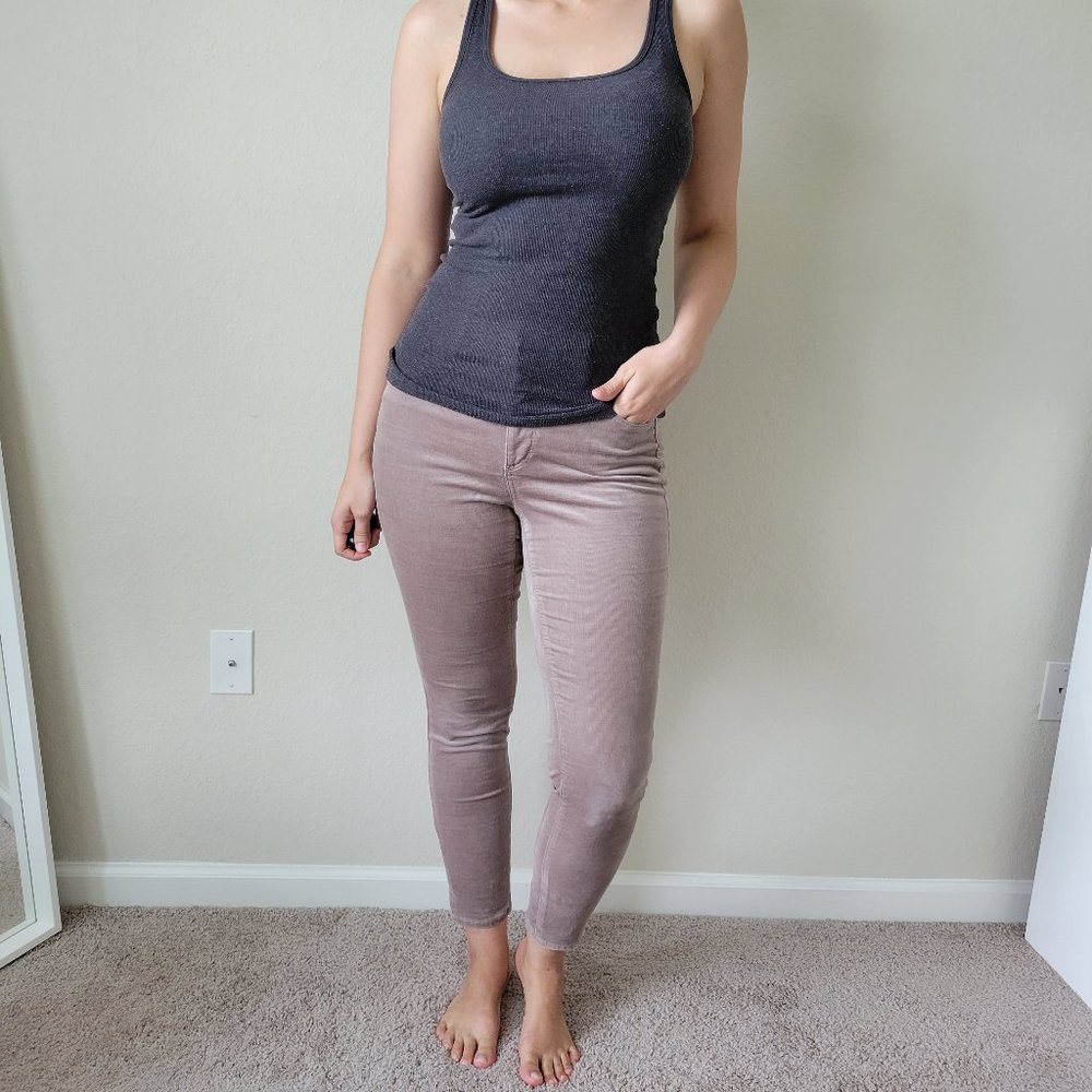 NWOT High Waist Corduroy Skinny Pants Curvy Fit